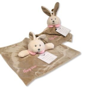 Baby Girls Bunny Comforter - Hug Me