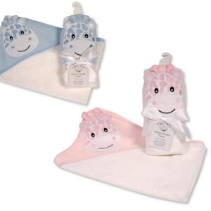Baby 3d-Terry Hooded Towel - Giraffe