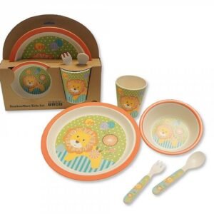 Baby 5 pcs Bamboo Fibre Meal Set - Lion
