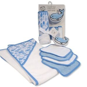 Baby 6 pcs Bath Set - Whale