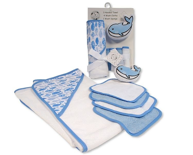 Baby 6 pcs Bath Set - Whale