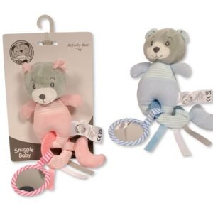 Baby Bear Activity Toy with Rattle, Teether