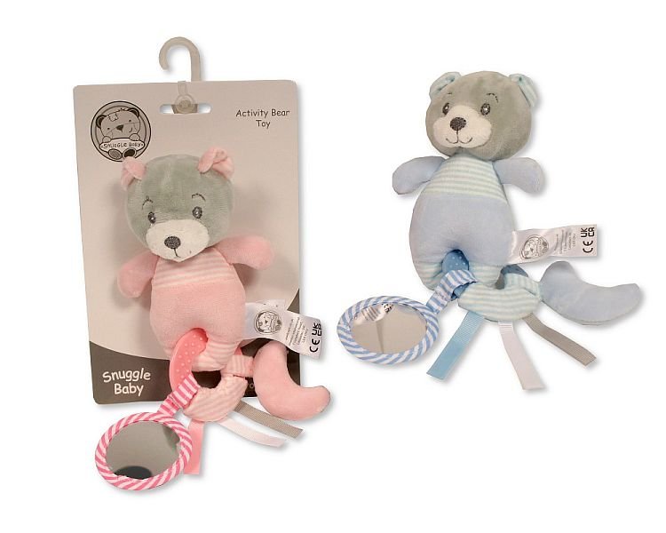 Baby Bear Activity Toy with Rattle, Teether