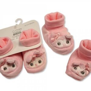 Baby Booties - Owl