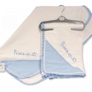 Baby Check Lace Wrap - Prince