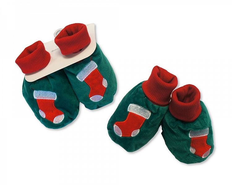 Baby Christmas Booties - Stockings