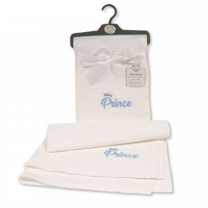 Baby Cotton Waffle Wrap - Prince