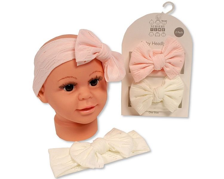Baby Girls 2 Headbands Set