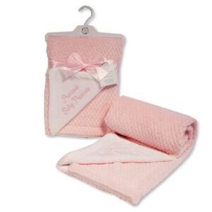 Baby Girls 2 Layer Waffle Wrap - Precious Baby Princess