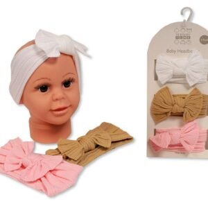 Baby Girls 3 Headbands Set