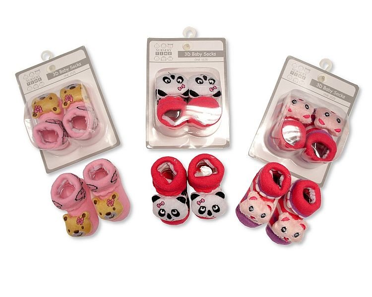 Baby Girls 3d Socks