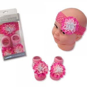 Baby Girls Socks and Headband Set - 0772