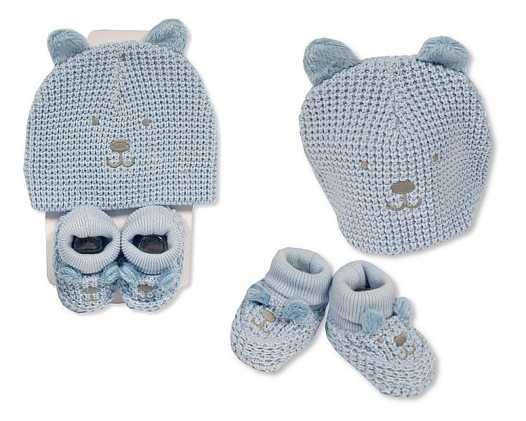 Baby Hat and Booties Set