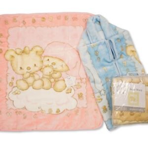 Baby Hooded Fleece Printed Wrap