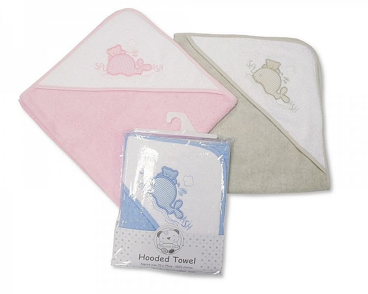 Baby Hooded Towel - Splash
