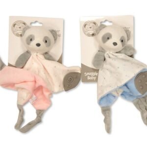 Baby Panda Comforter with Teether and Rattle