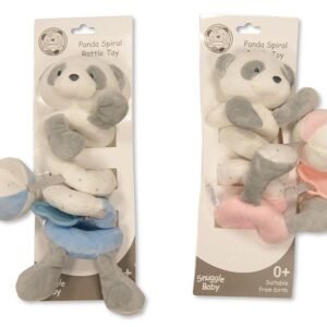 Baby Panda Spiral Activity Toy with Rattle and Teethers
