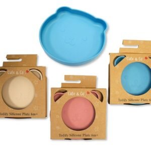 Baby Silicone Plate - Teddy