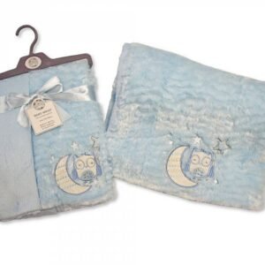 Baby Soft Wrap - Owl - Sky