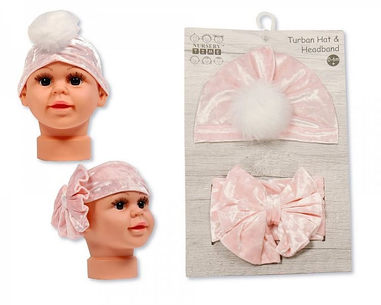 Baby Turban Hat and Headband