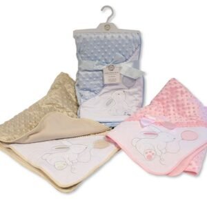 Baby Velour Bubble Wrap - Teddy and Sheep