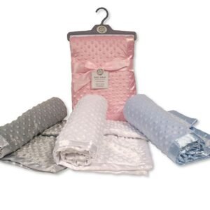 Baby Velour Bubble Wrap with Satin Trim