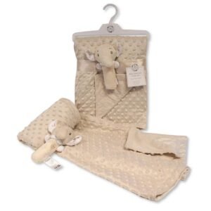 Baby Velour Bubble Wrap with Squeaker Toy