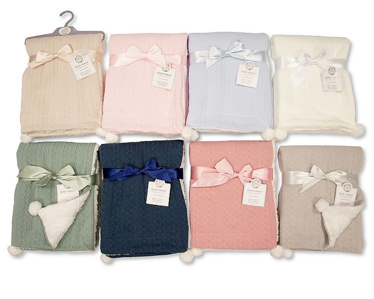 Baby Wrap with Pom-Pom