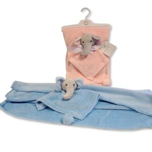 Baby Wrap with Pompoms and Comforter Set