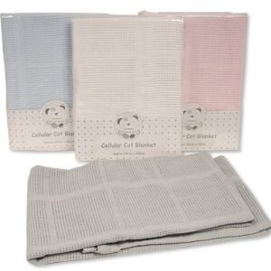 Cotton Cellular Cot Blanket-216