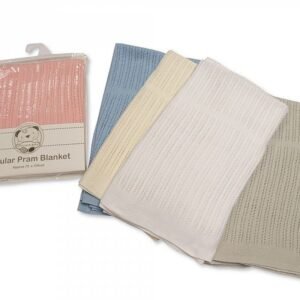 Cotton Cellular Pram Blanket-215