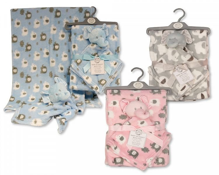 Elephant Comforter with Blanket