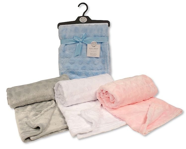 Embossed Baby Wrap - Hearts