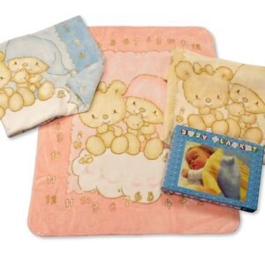 Printed Baby Cot Blanket in Box