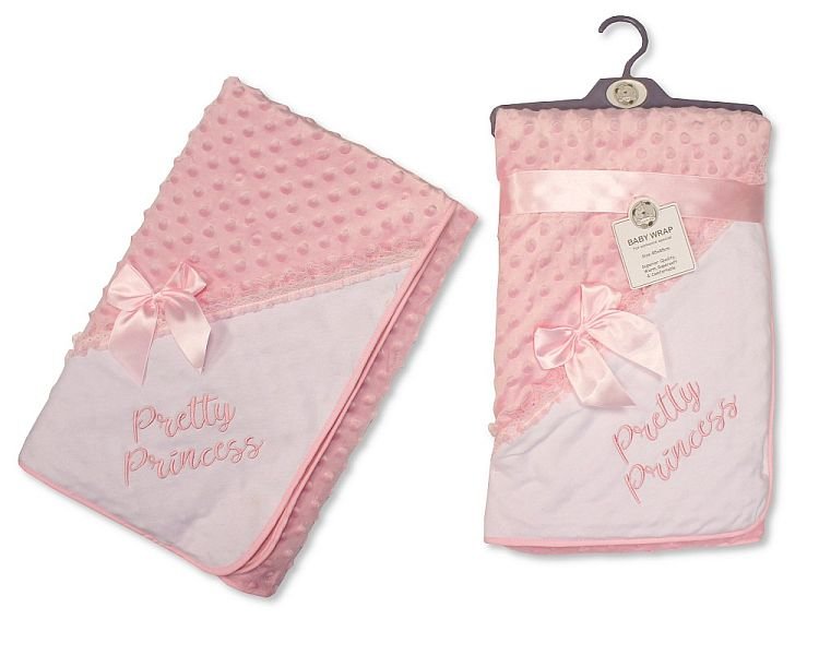 Quilted Baby Bubble Wrap with Bow - Pretty Princess