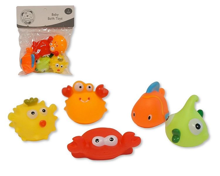 Squeaky Baby Bath Toys- Sea Animals