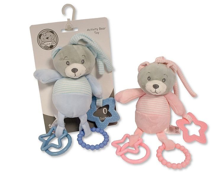 Baby Bear Activity Toy with Rattle, Teether - Image 2