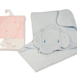 Baby 3d Hooded Towel - Elephant - Full Colour